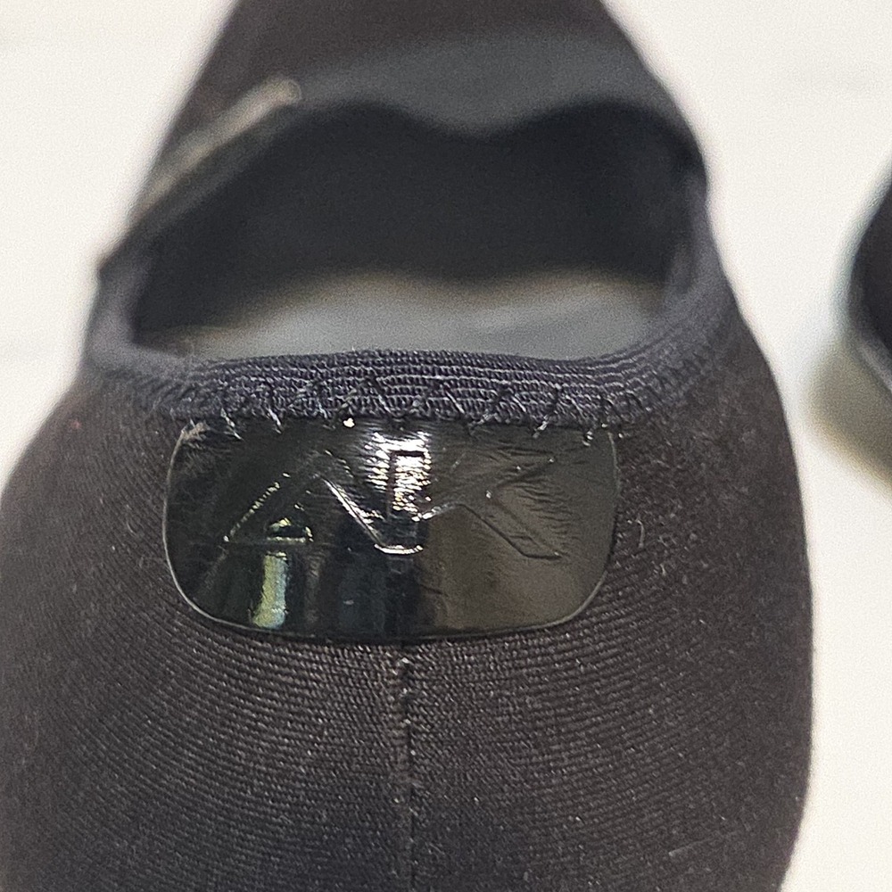 AK Sport Black Stretch Fabric Wedge Loafers Comfort Shoes Women's Size 8.5 M - Picture 10 of 16